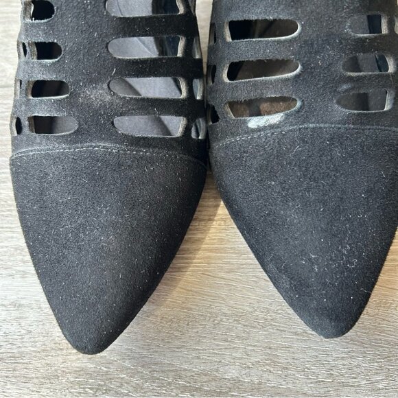 Rockport Black Cutout  Kalila Suede Bootie - Picture 5 of 16